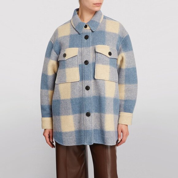 Isabel Marant Etoile "Harveli" Checked Jacket, size 40 (M/L) - Picture 4 of 13